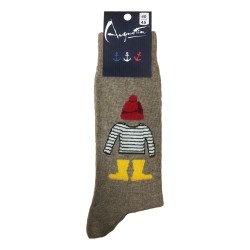 Socks design striped breton clothing